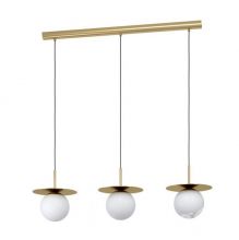 Arenales lampa wisząca 3x40W E27 mosiądz szczotkowany